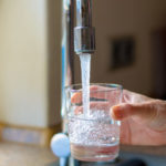 water running from sink