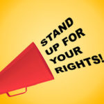 Sign that reads stand up for your rights