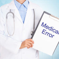 clipboard that reads medical error