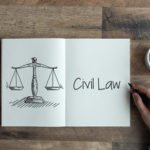paper that reads civil law