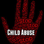 Stop Child Abuse Represents No Childhood And Mistreat