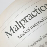 Medical Malpractice (Newspaper Headline)