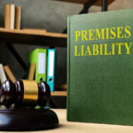 Premises liability laws book for personal injury cases on the shelf.
