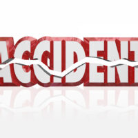 Accident 3d Word Red Letters Cracked Crash Impact Collision